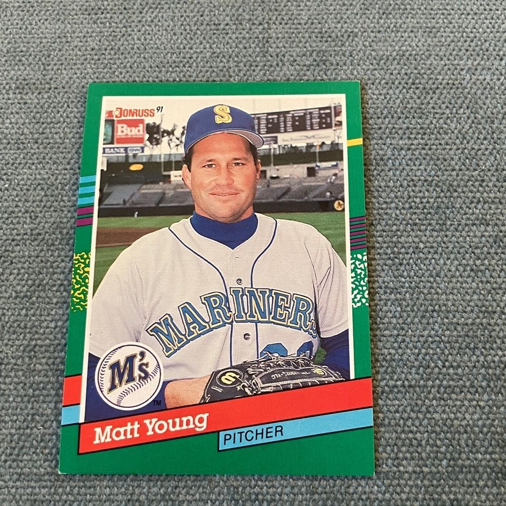 1991 Donruss Seattle Mariners Baseball Card Trading Card